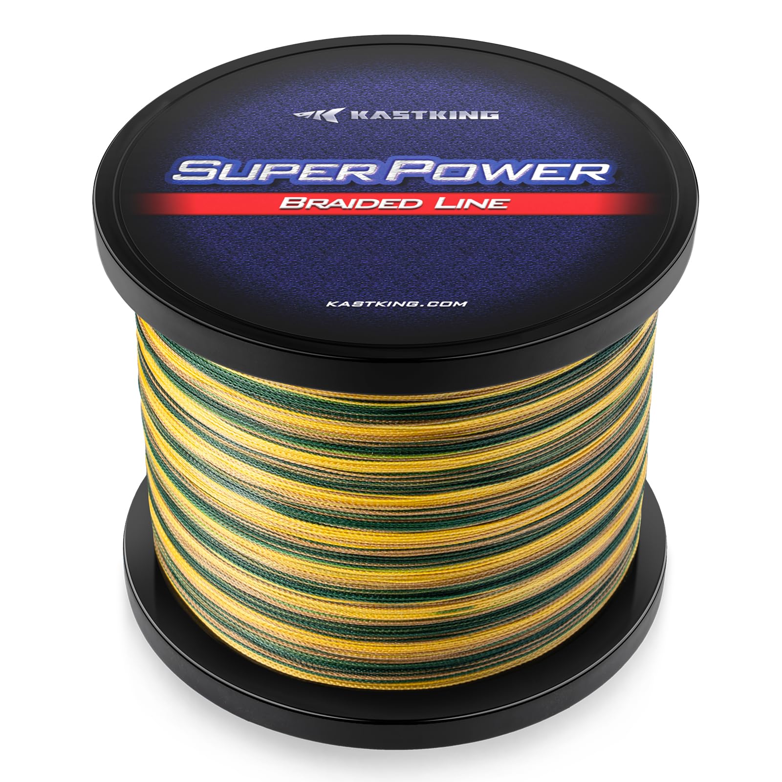 KastKing Superpower Braided Fishing Line, Camo, 15LB, 1097 Yds Image