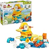 LEGO DUPLO Town 3 in 1 Animals on Wheels Building Toy - Learning Play Set for Toddler Boys & Girls, Ages 2+ - Animal Building