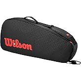 WILSON Clash V3 Super Tour Tennis Racket Bags - Black/Infrared