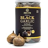 Homtiem Black Garlic 8.82 Oz (250g.), Whole Black Garlic Fermented for 90 Days,Super Foods, Non-GMOs, Non-Additives, High in