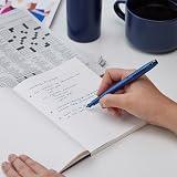 Parker IM Monochrome Fountain Pen Blue Finish Fine Nib Gift Box view 5