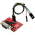 Ableconn PI232DB9M Compact GPIO TX/RX to DB9M RS232 Serial Expansion Board for Raspberry Pi