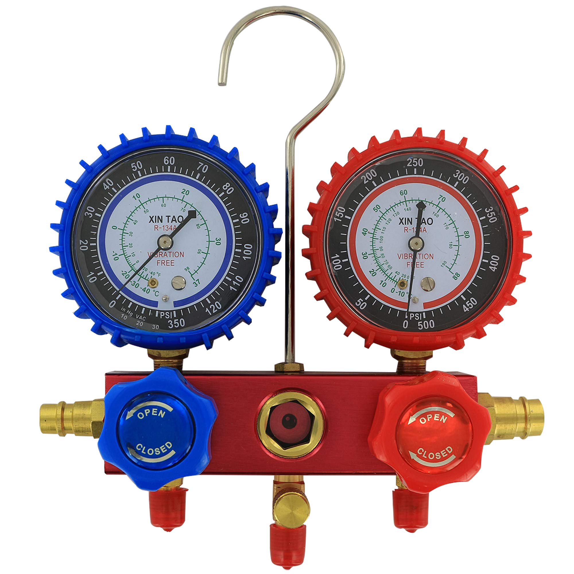 RamPro Manifold Gauge Set AC Refrigeration Diagnostic Acme Tank