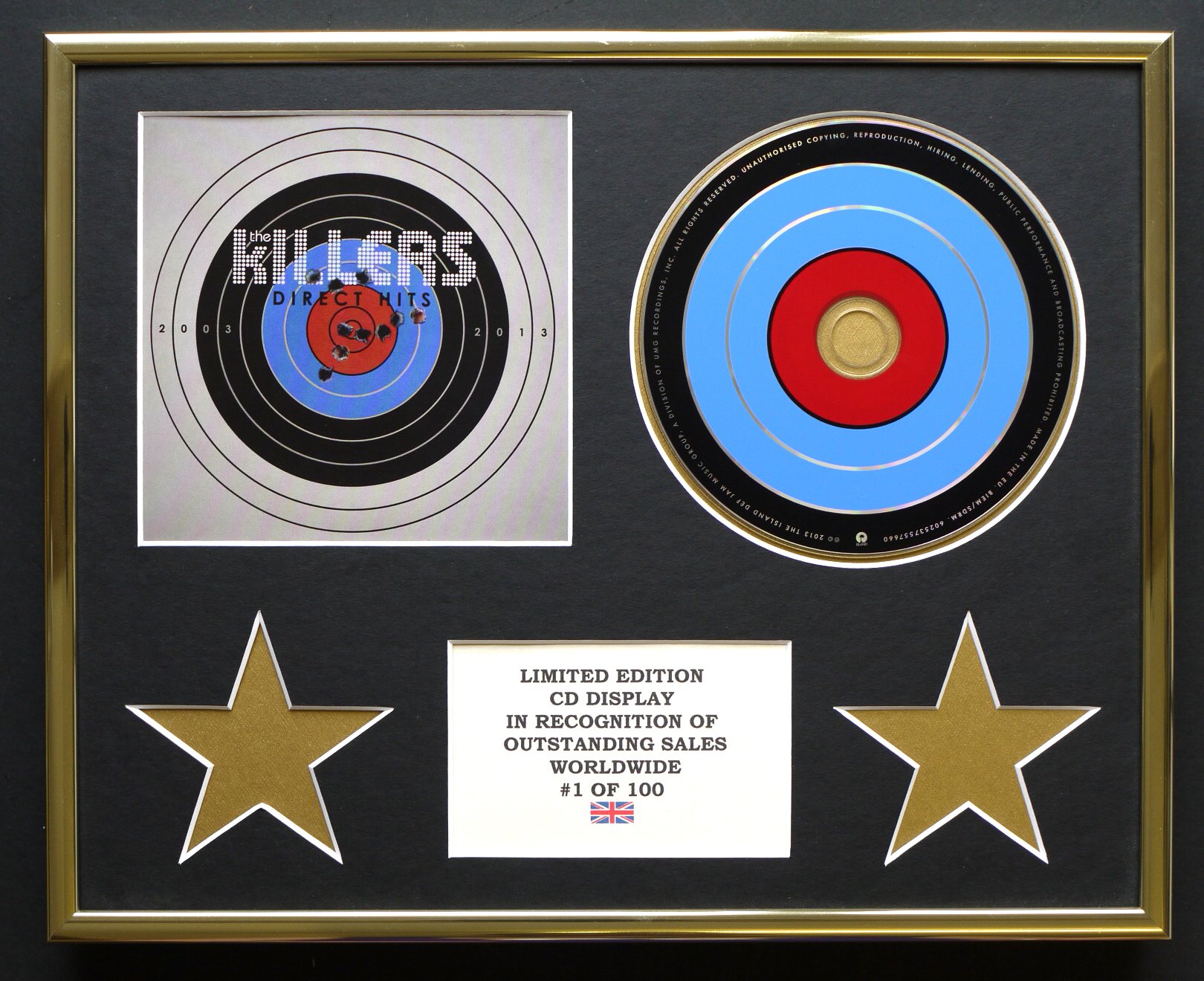 THE KILLERS/CD DISPLAY/LIMITED EDITION/DIRECT HITS