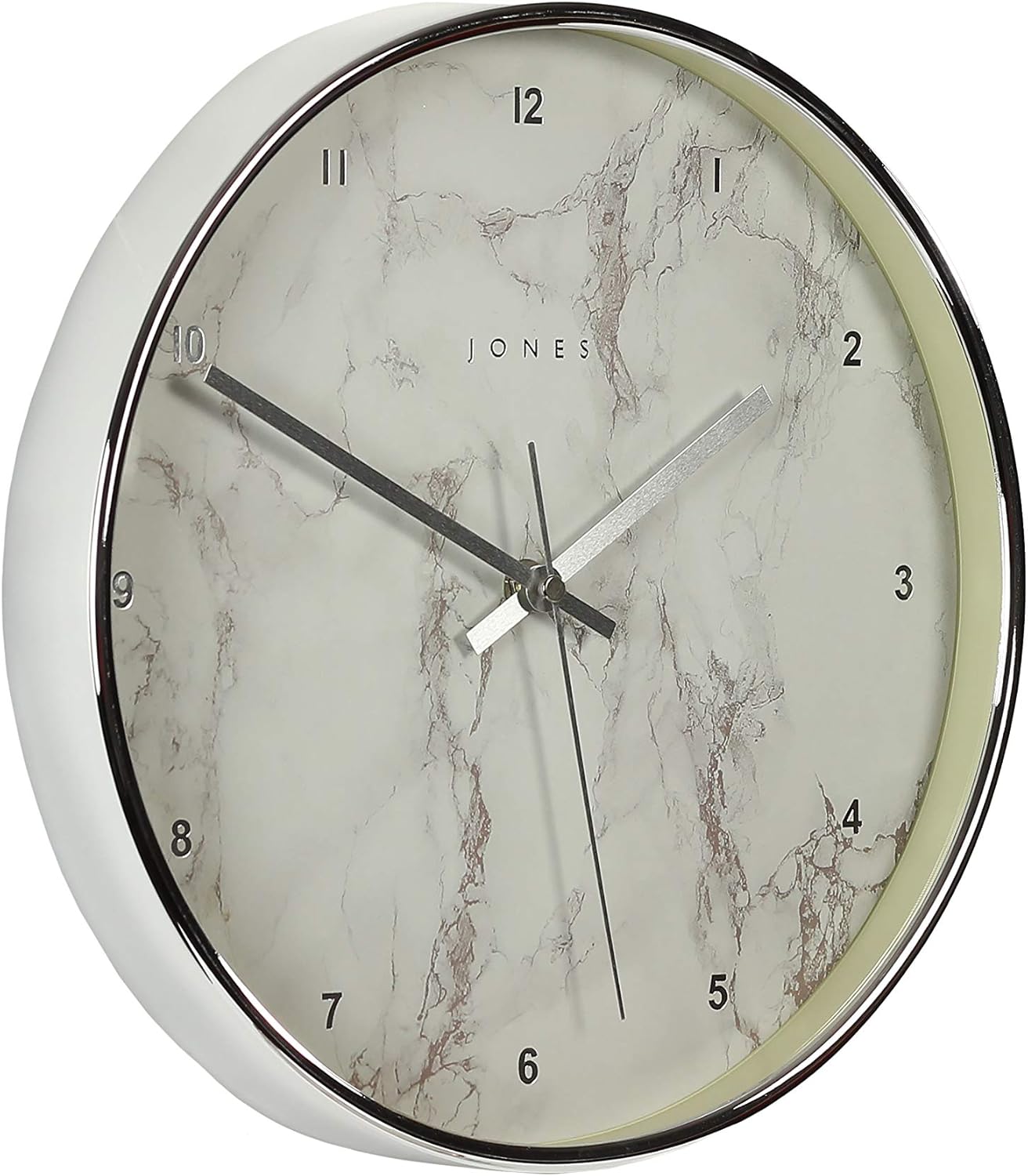 Jones Clocks® Penny Wall Clock Classic Design With a Coloured Case