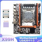 Lodokdre X99H Motherboard LGA2011-3 Xeon E5 V3 CPU E5 2620 V3 Thermal Pad view 3