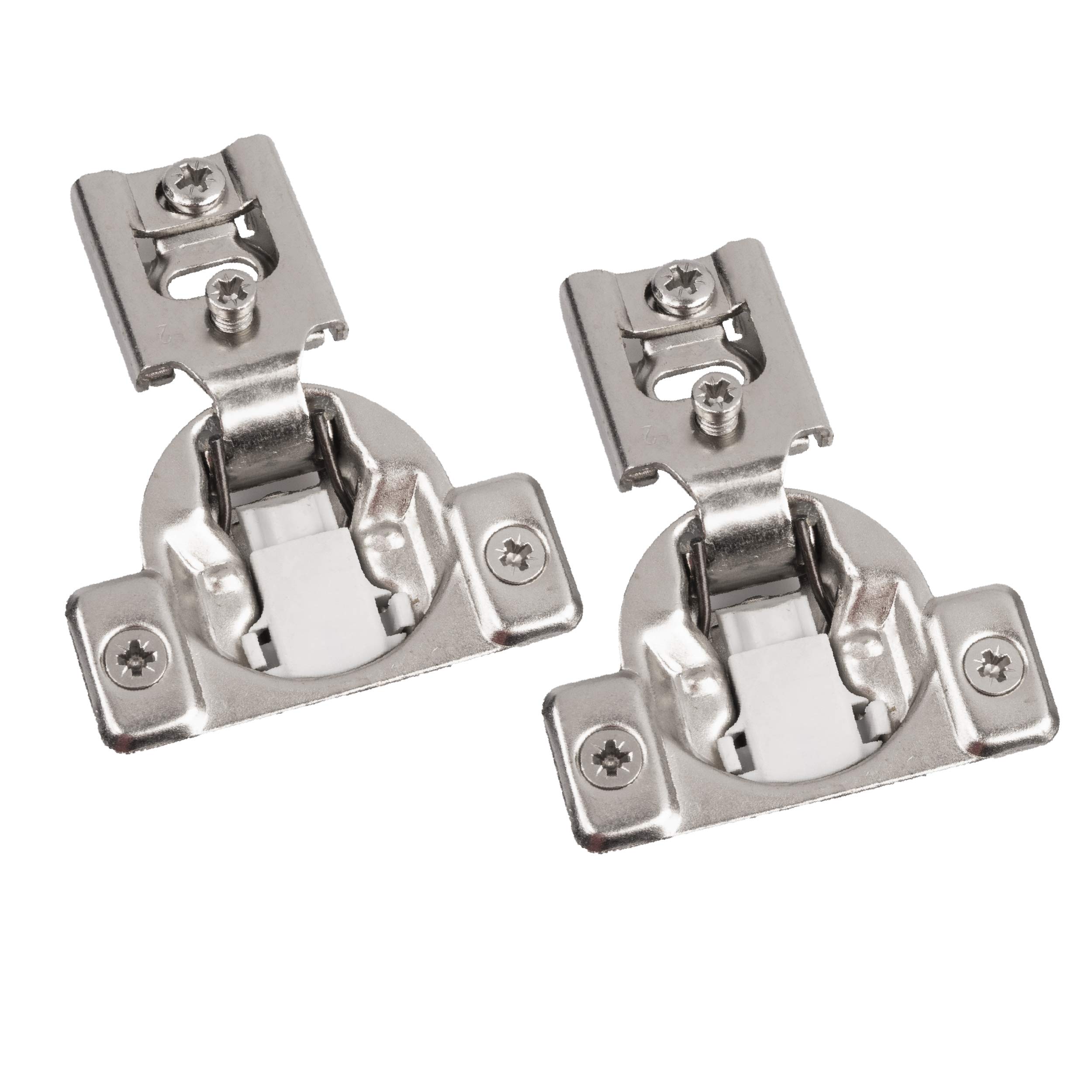 Buy Ilyapa Soft Close Hinge 50 Pack, Satin Nickel 1/2 Inch