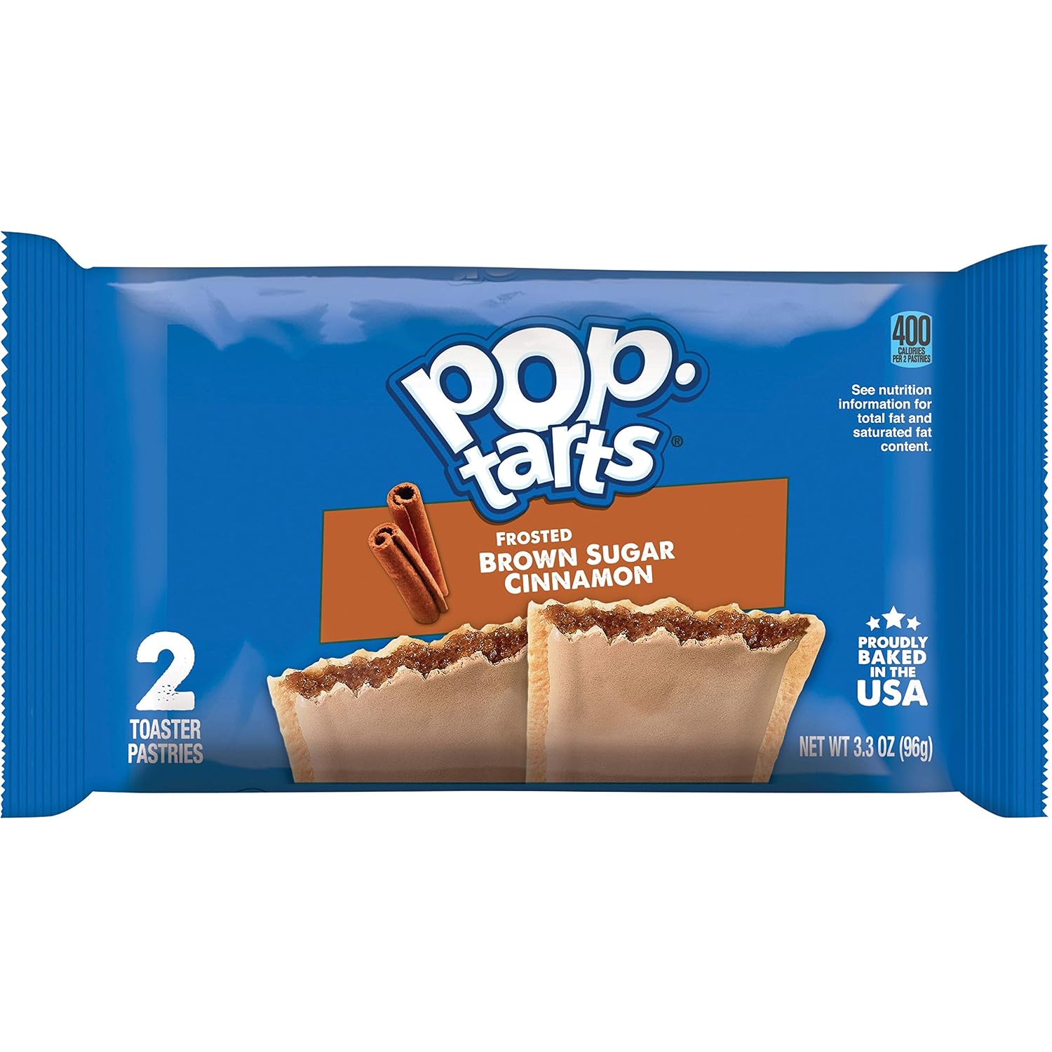 Kellogg's pop-tarts frosted brown sugar cinnamon 3.52oz (038000311314)