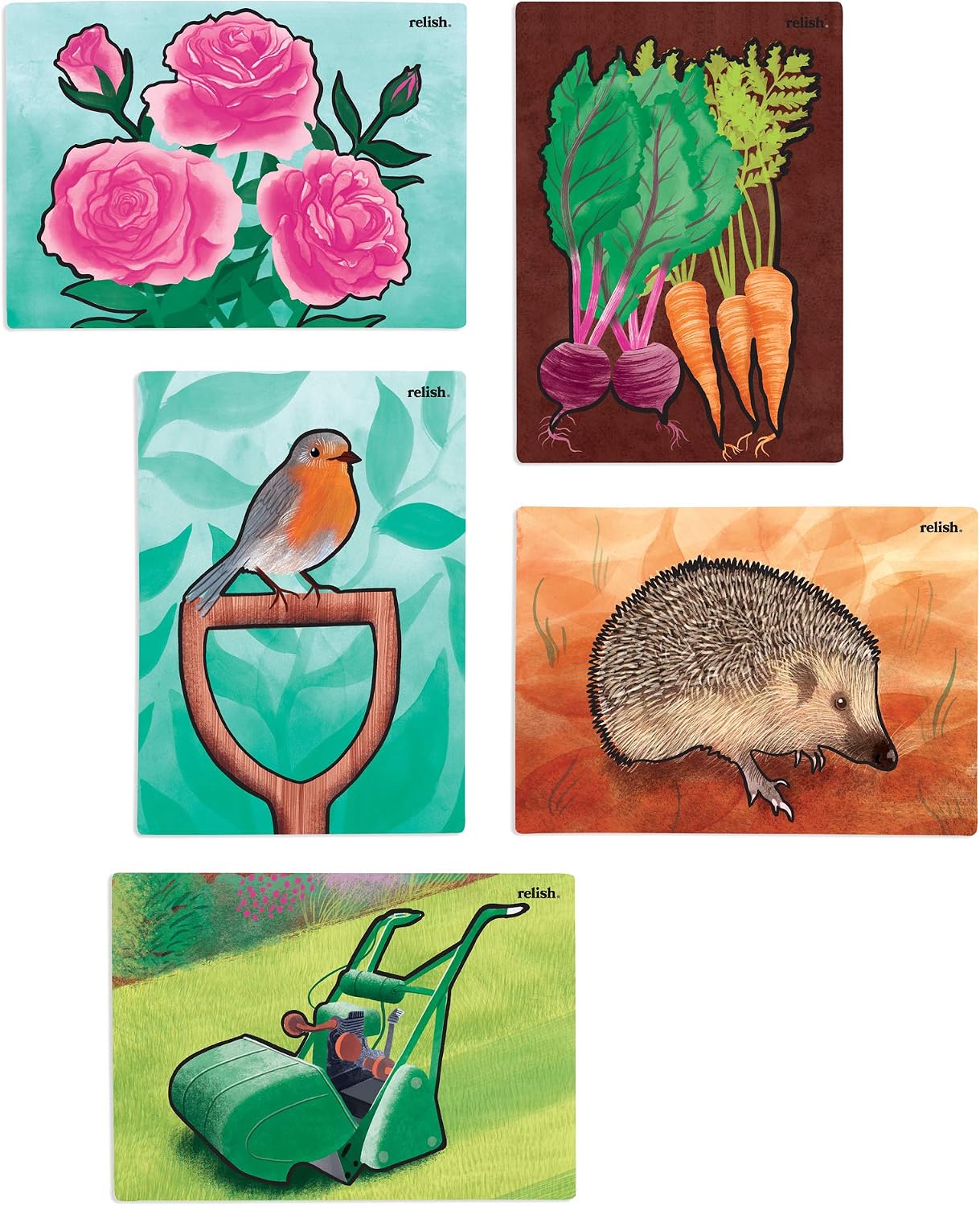 Relish, Dementia Aquapaints Activities, Pack of 5 Reusable Water Painting Toys, Garden Wonders - Image 4