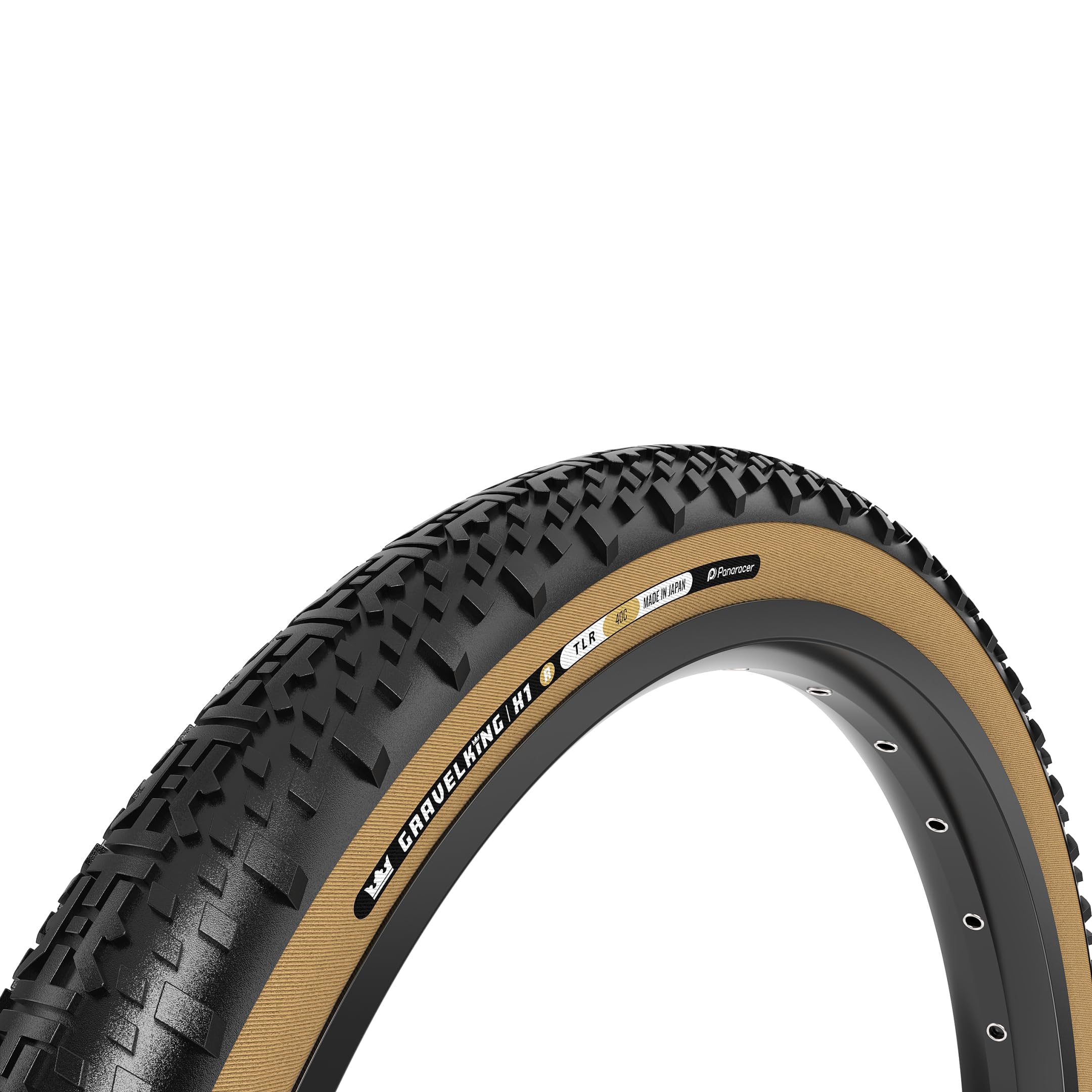 Panaracer Gravelking X1 R-Line TLR Tubeless - Race-Level Folding Gravel Bike Tyre 700c | ZSG Compound & TuffTex-R Casing | Lightweight, Smooth Rolling Performance for Gravel Bikes | 700x45c Tyres