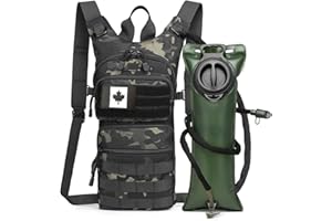 ATBP Insulated Water Hydration Pack Bag with 3L TPU Bladder Tactical Molle Hydration Backpack for Hiking Cycling Running