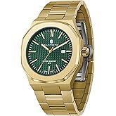 SAPPHERO Mens Watches Stainless Steel Quartz Watch for Men 30M Waterproof Date Clock Fashion Business Wristwatch Gift for Men