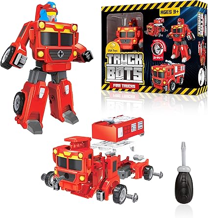 USA Toyz Truck Bots Fire Truck Robots 