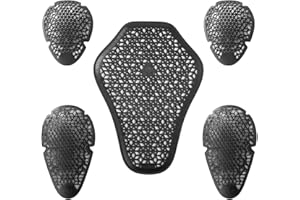 ILM CE Armor 5-PC Level 1 Back Elbow and Shoulder Protector Pads Inserts for Motorcycle Jackets Model P-EKB