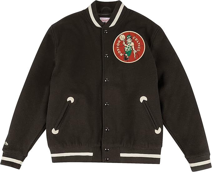 mitchell and ness celtics wool jacket