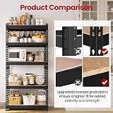 Yaheetech 5 Tier Garage Shelving Units Adjustable Metal Shelves 150x70x30cm view 6