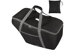 SCTEL Car Seat Travel Bag Fit Graco SnugRide 35 Lite and Base, Chicco KeyFit 30 and Base, Car seat Bags for Air Travel, Padded Infant Carrier Bag with side pocket and Protective Feet, Extra small Bag