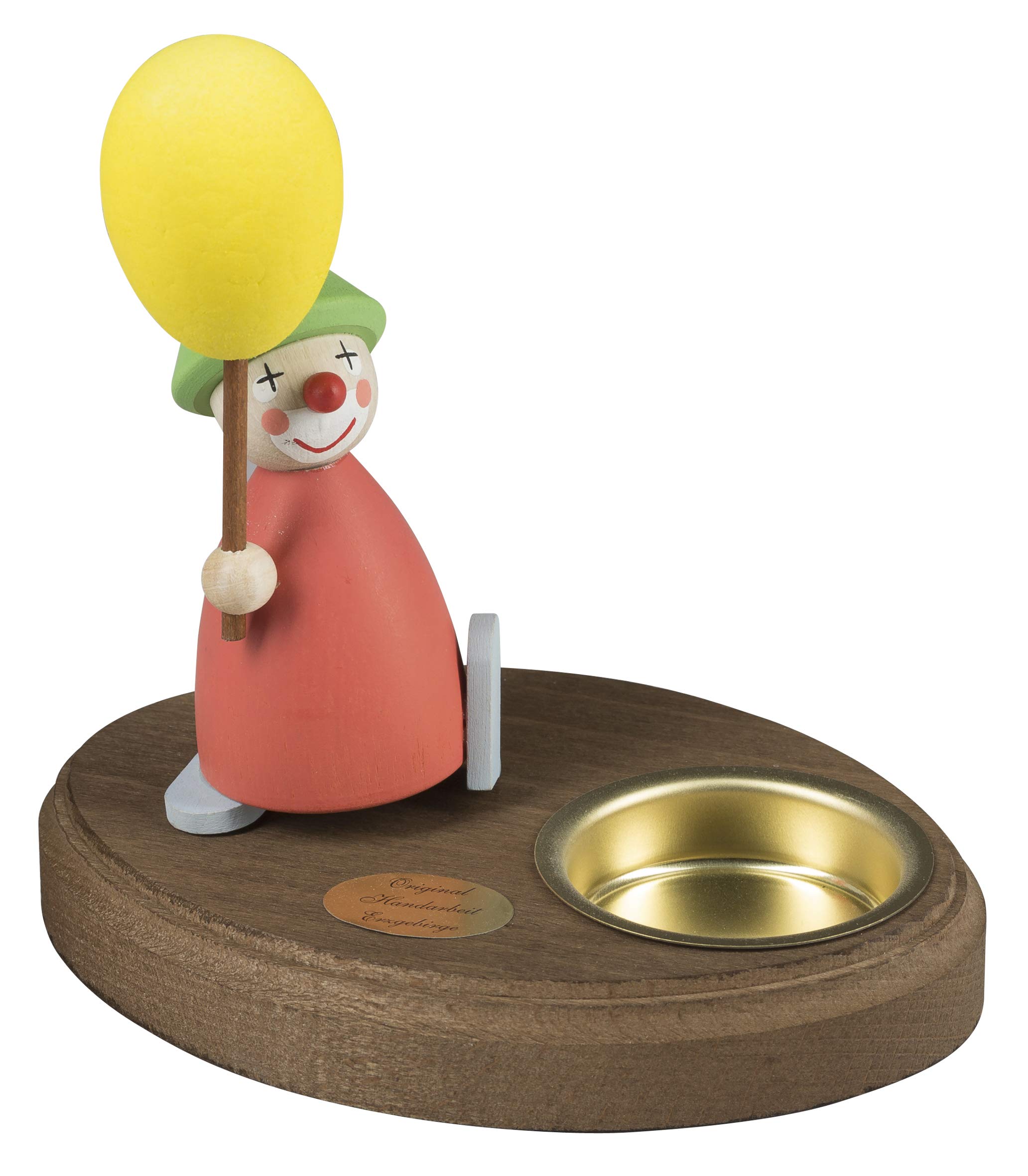 Saico Candlestick, Wood, Coloured, groß