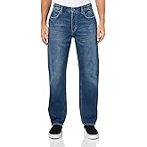 Allsaints Mens Reid Straight Fit Denim Jeans