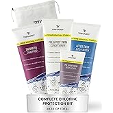 TRIHARD Chlorine Defense Gift Set for Hair & Skin Swim Protection | Pre & Post Swim Shampoo, Conditioner, Body Wash, & Lotion | Summer Essentials to Cleanse & Hydrate Sensitive Skin After Pool & Ocean