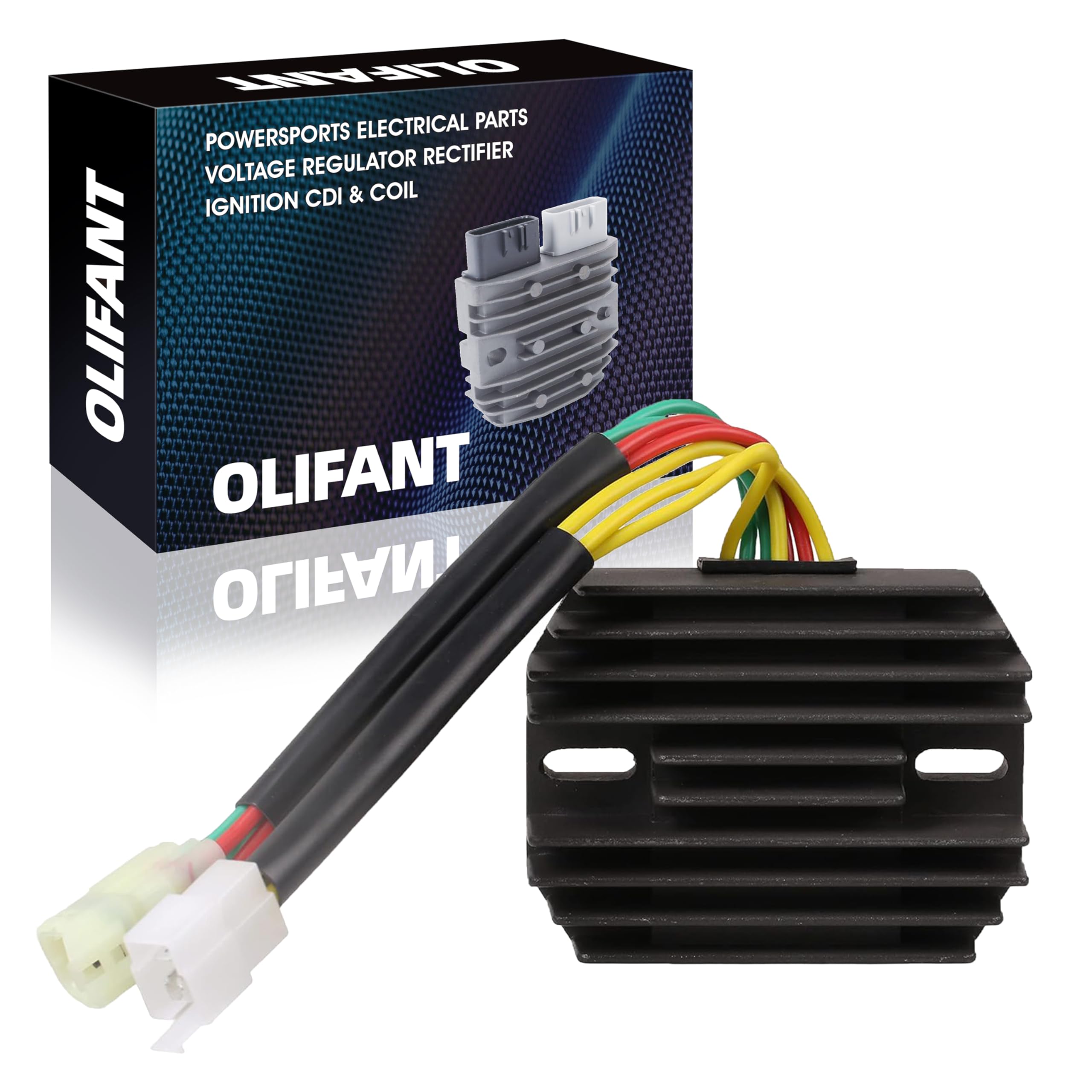 Photo 1 of *MINOR DAMAGE - USED*
Voltage Regulator Rectifier For Arctic Cat 400 2001-2008 TRV TBX DVX 400 / Arctic Cat 500 2000-2009 TRV TBX 500/Arctic Cat 375 2X4 4X4 2002 3402-682 3530-028 3530-059