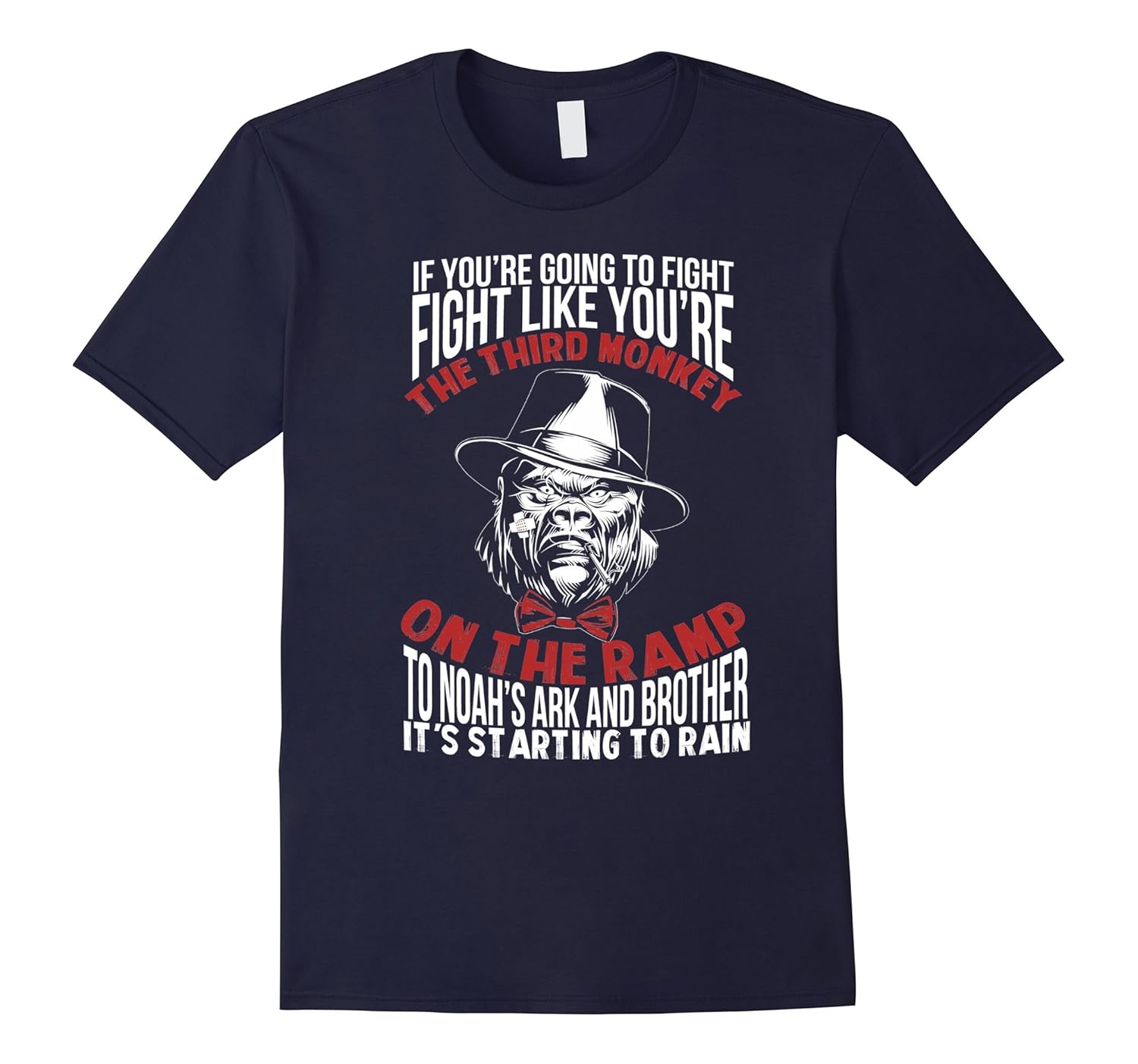 If You're Going To Fight Like You're The Third Monkey Shirts-ANZ