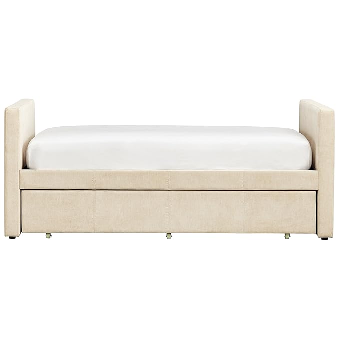 Rivet Meredith Twin Backless Daybed Frame With Trundle, 42.5