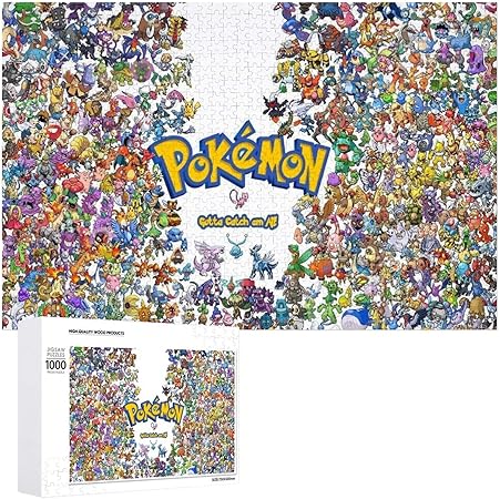 Amazon 500 1000ピース ポケモン ジグソーパズル 面白い 木のパズル 娯楽遊戯盤遊戯 大人のジグソーパズル 子供用 初心者向け ギフト おもちゃ おもちゃ