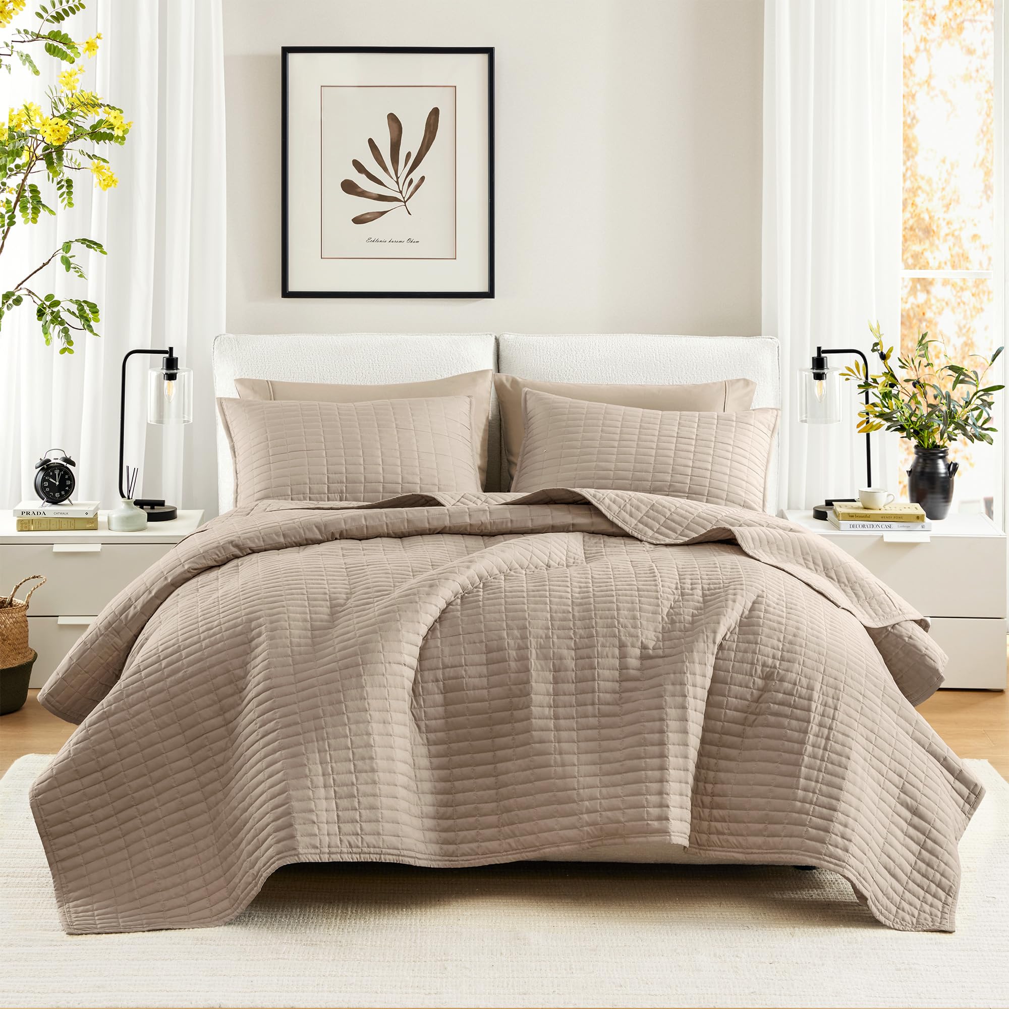 Comfort Spaces Kienna Quilt Set-Luxury Double Sided