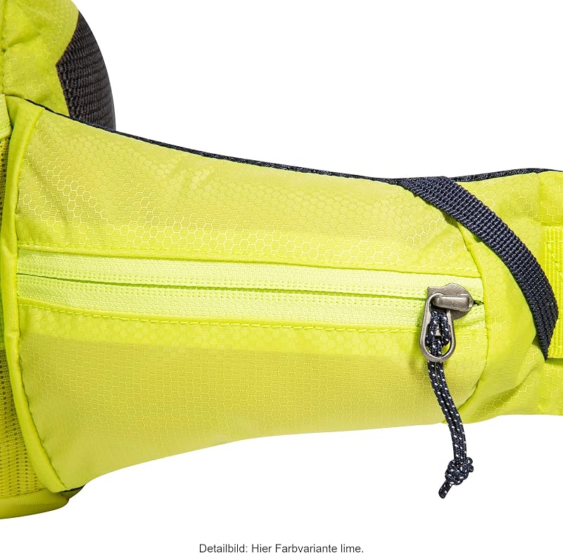Bike Hip Bag MTB 5L - Hüfttasche für Mountainbiker - Mit diversen Fächern, Flaschenhaltern, Trinkblasenfach und 5 Liter Fassungsvermögen (Black)