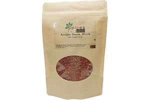 Annatto/Achiote Seeds, Whole - 8 Ounce Pouch - SpicesForLess Brand - Kosher