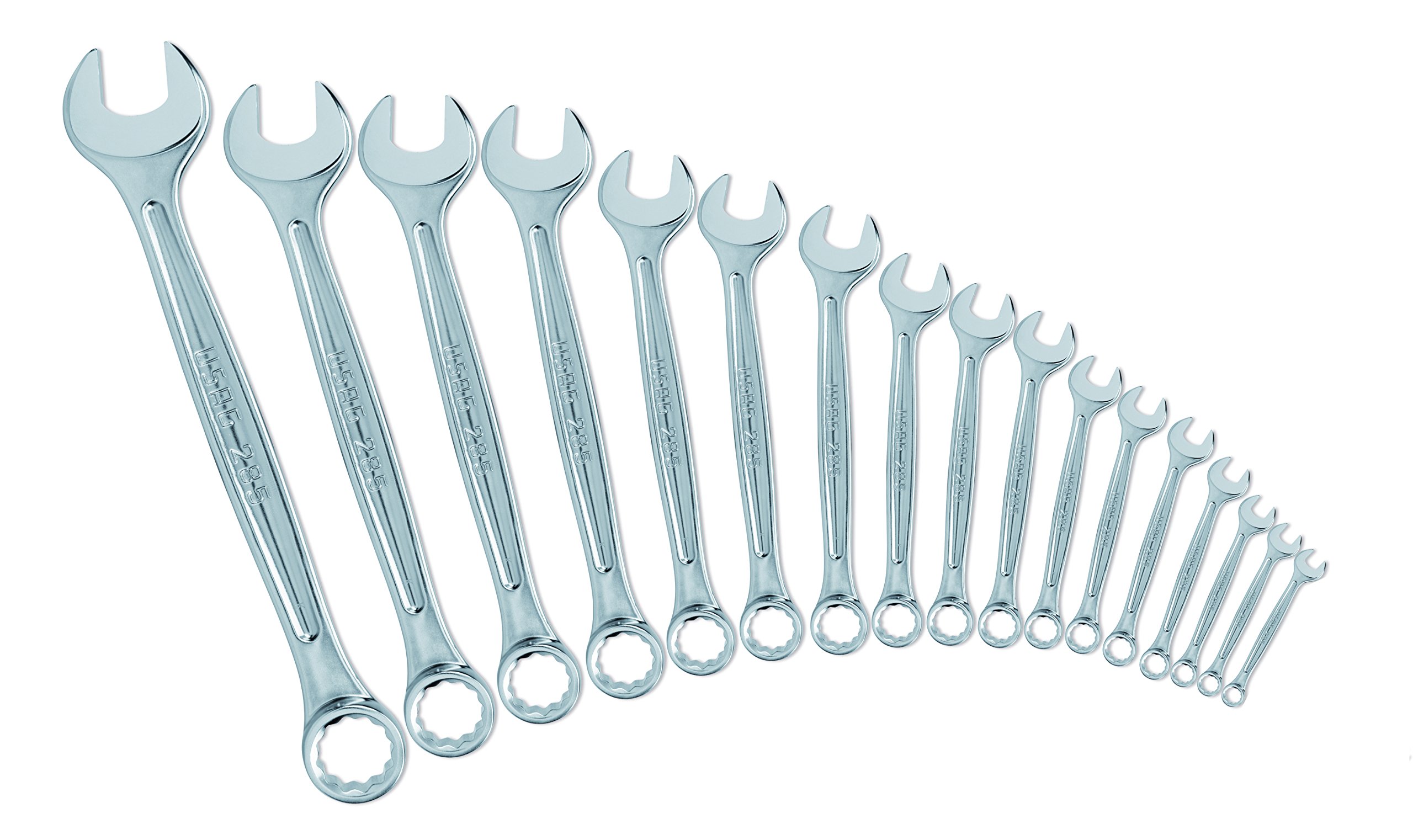 USAG U02850860 - 285 SE17 - Set of 17 combination wrenches