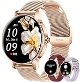 Smart Watch for Women(Answer/Make Calls), 1.27" HD Screen Fitness Tracker with Heart Rate/Sleep Monitor, 130+ Sport Modes IP68 Waterproof Activity Tracking, Smartwatch for Android Phones iPhone