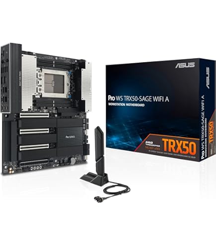 ASUS Pro WS TRX50-SAGE WIFI AMD 2025年製 Amazon.com: ASUS Pro WS TRX50-SAGE WIFI CEB Workstation
