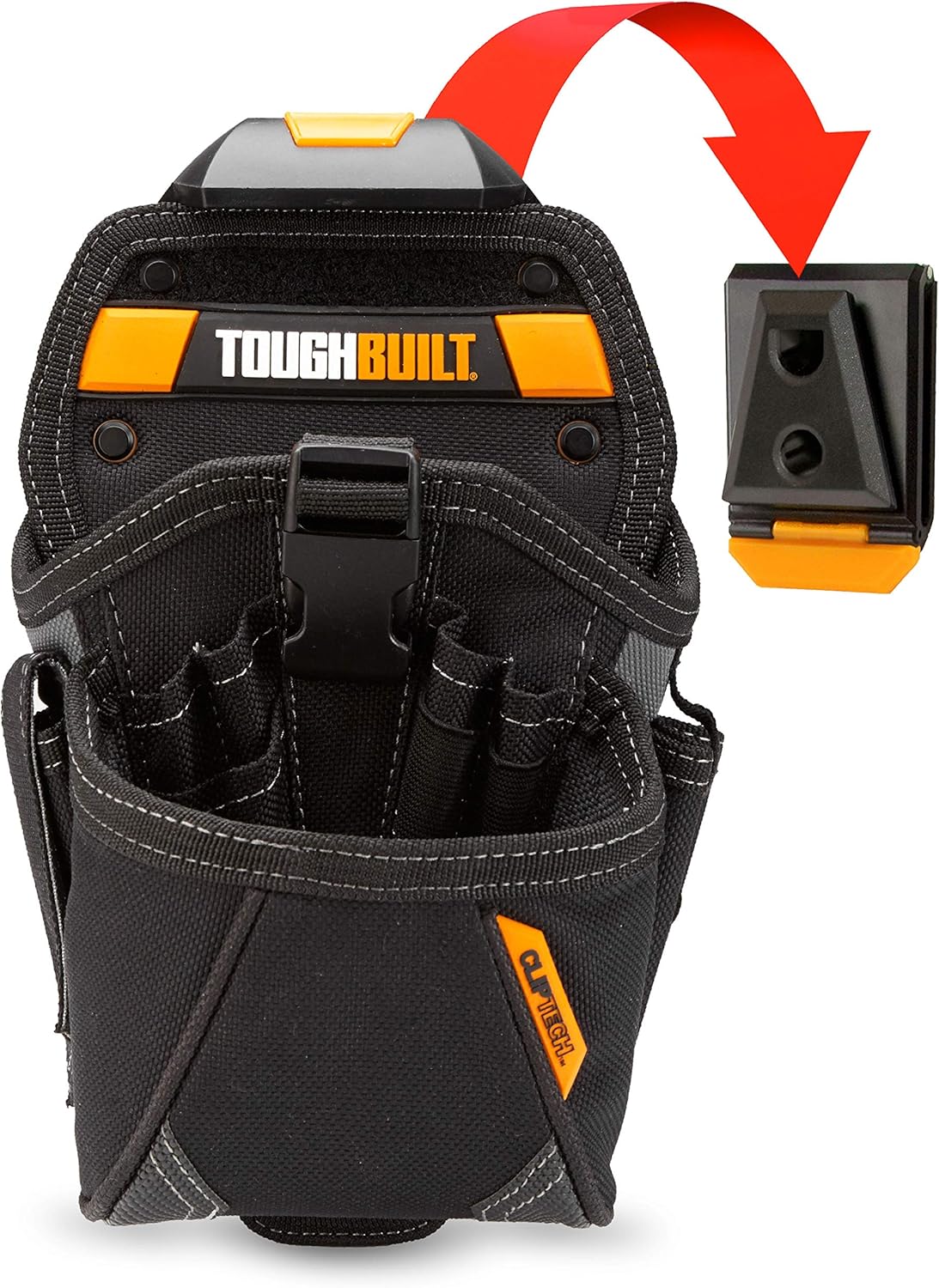 ToughBuilt Drill Holster Small 5 Pockets, 3 Drill Bit Pockets