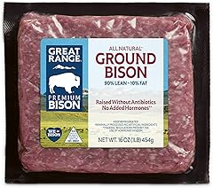 Great Range, 90%/10% Ground Bison Brick, 1 lb