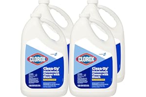 CloroxPro Clean-Up All Purpose Cleaner with Bleach, Clorox Healthcare Cleaning and Industrial Cleaning, Original, 128 Ounces (Pack of 4) - 35420