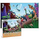 BLUE PANDA 48 Piece Giant Bugs and Insects Jigsaw