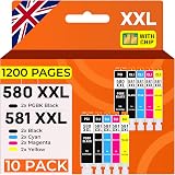 Supply Guy XXL Ink Cartridges PGI-580 CLI-581 Compatible Canon Pixma TR TS view 1
