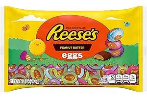 REESE'S Milk Chocolate Peanut Butter Eggs Candy, Easter, 10 oz Bag
