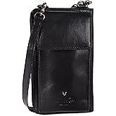 VILENCA HOLLAND Genuine Leather Small Leather Crossbody Bags For Women Cell Phone Purse, Trendy Casual with adjustable strap