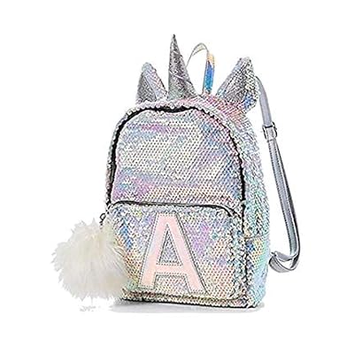 amazon justice mini backpacks Buy Panda Flip Sequin Backpack at Womens Backpacks Silver Mini Backpack
