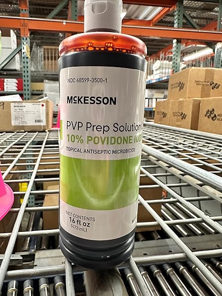 MCKESSON PVP PREP SOLUTION USP, 10% POVIDONE-IODINE, 16 OZ, 1 COUNT