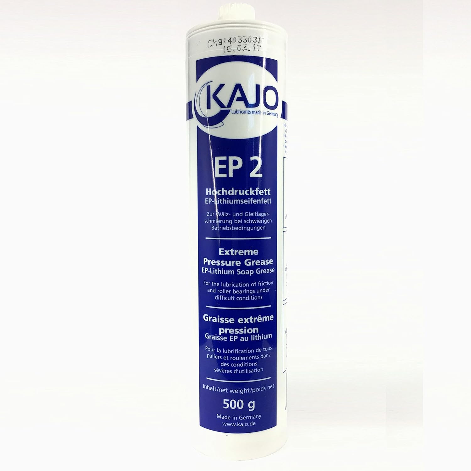 500g Kajo High Pressure Grease Ep 2 Soaps/EP LITHIUM GREASE Screw