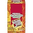 Slim Jim Beef 'N Jalapeno Cheese Smoked Meat Sticks, Original Flavor, 7g Protein Per Serving, Easter Basket Stuffer, 1.15 oz. (14 Count)