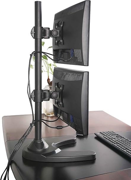 Support Vertical Pour Ecran D Ordinateur De 13 17 20 24 27 Pouces Vesa 75 X 75 Et 100 X 100 Mm Amazon Fr Fournitures De Bureau