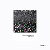 Hemway Holographic Black Glitter Shaker 130g Ultrafine 1/128" Flake view 2
