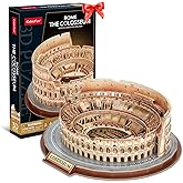 CubicFun 3D Puzzles for Adults Kids New Version Italy Rome Colosseum Jigsaw Puzzle DIY Building Model Kit Easter Gift for Boy