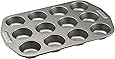 Circulon Total Nonstick 12-Cup Muffin Tin / Nonstick 12-Cup Cupcake Tin - 12 Cup, Gray