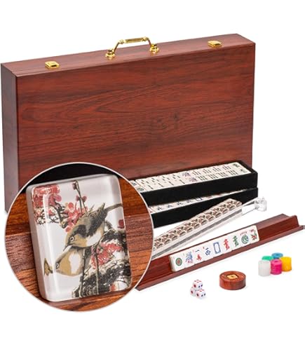 Amazon.com: Dal Negro Luxury American Mah Jong (Mahjong) Set with
